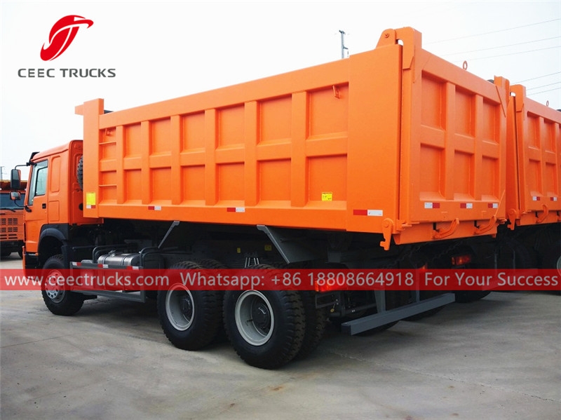 HOWO 10 wheeler 371HP tip-truck