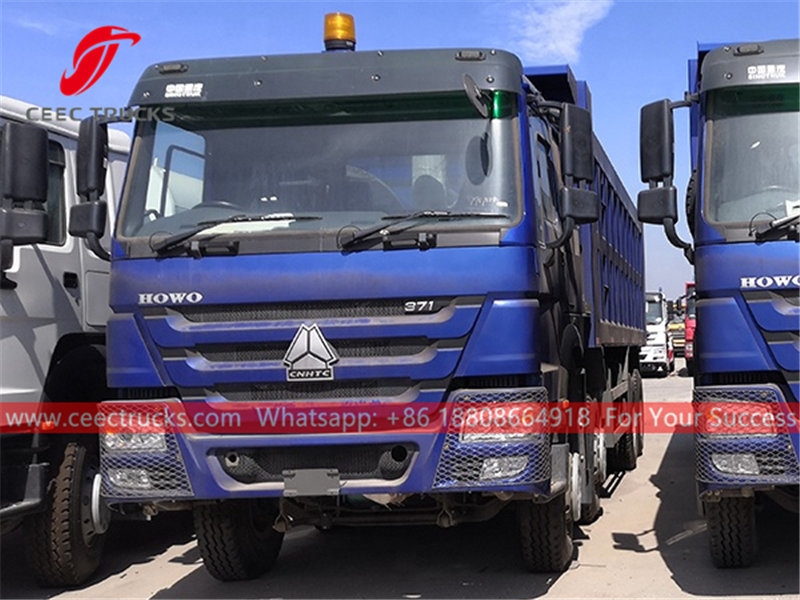 HOWO 12 wheeler tipper truck