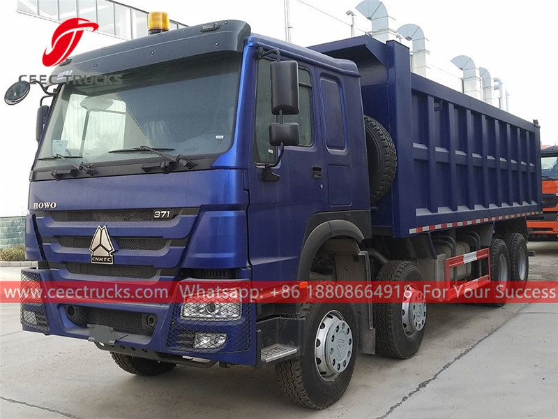 HOWO 12 wheeler tipper truck