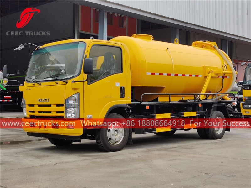 ISUZU 4×2 combination jetting truck