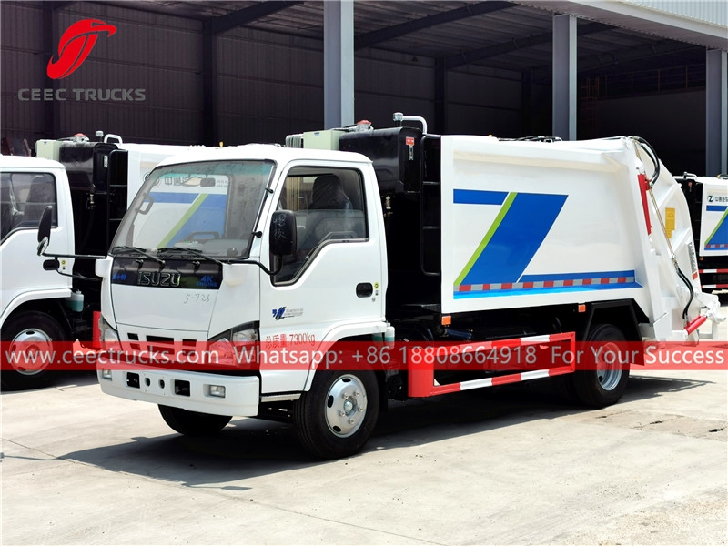 ISUZU 6CBM Garbage compressor truck