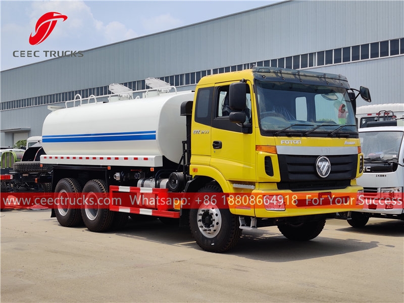 FOTON 6×4 water spray truck