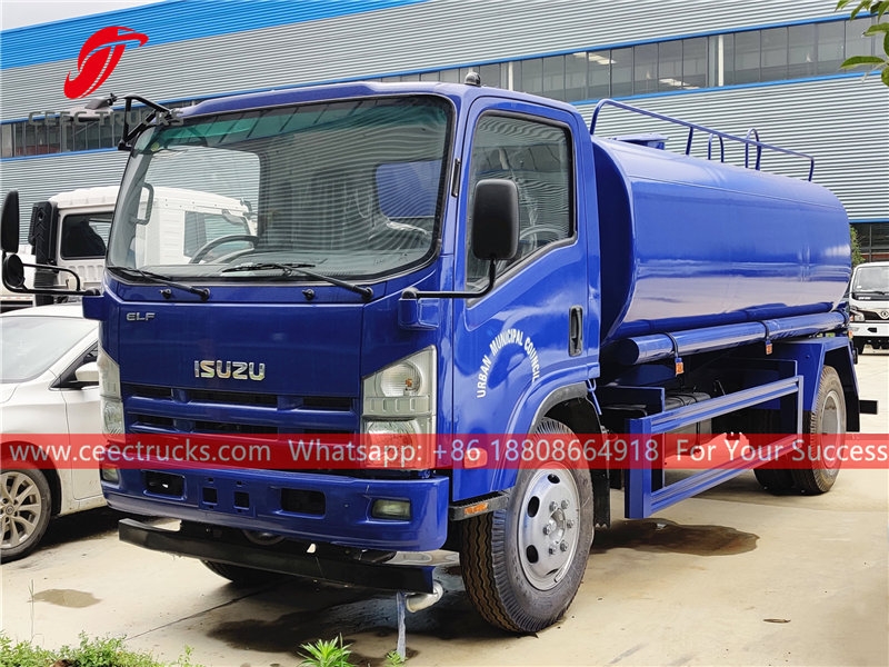 ISUZU 4×2 water bowser truck