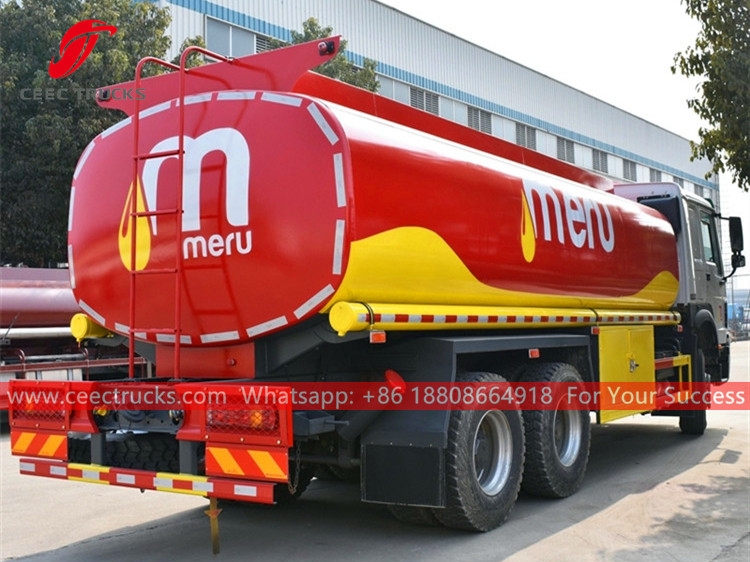 HOWO 6×4 371HP fuel tanker truck