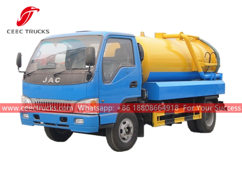 JAC 4×2 vacuum truck