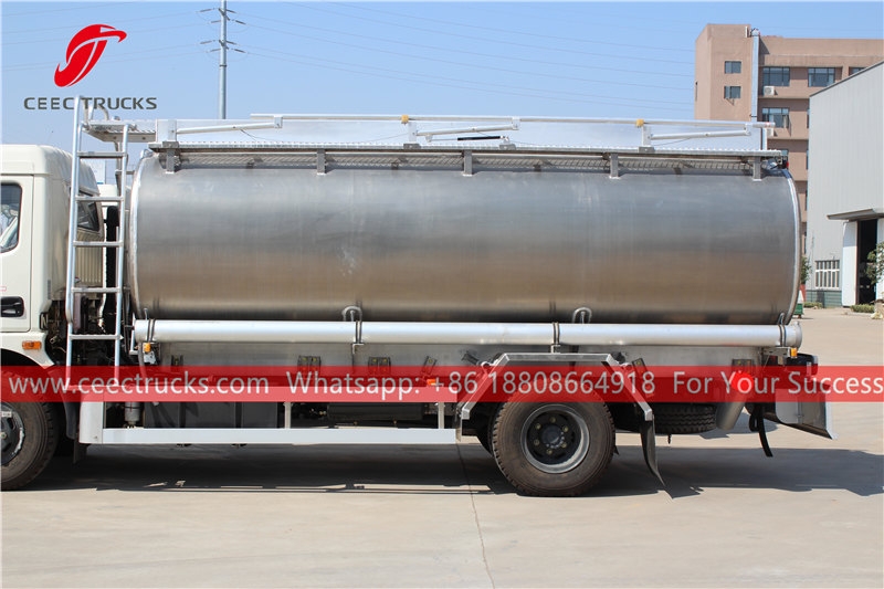 ISUZU stainless steel refueling truck