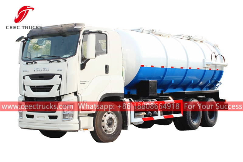 ISUZU GIGA 10 wheeler vacuum suction truck