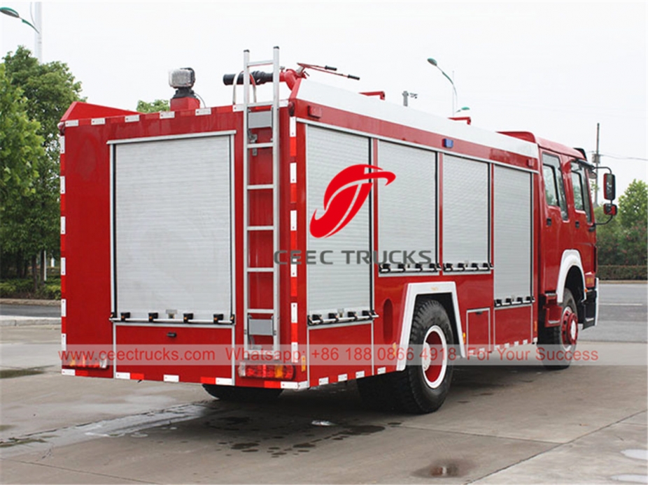 HOWO water tank fire engine