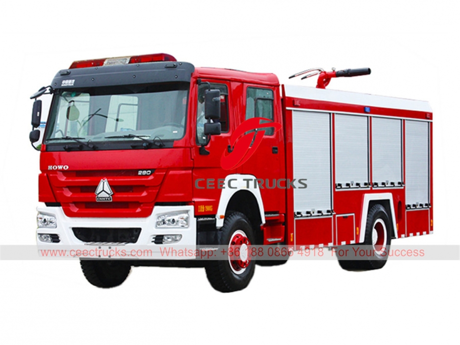 HOWO water tank fire engine