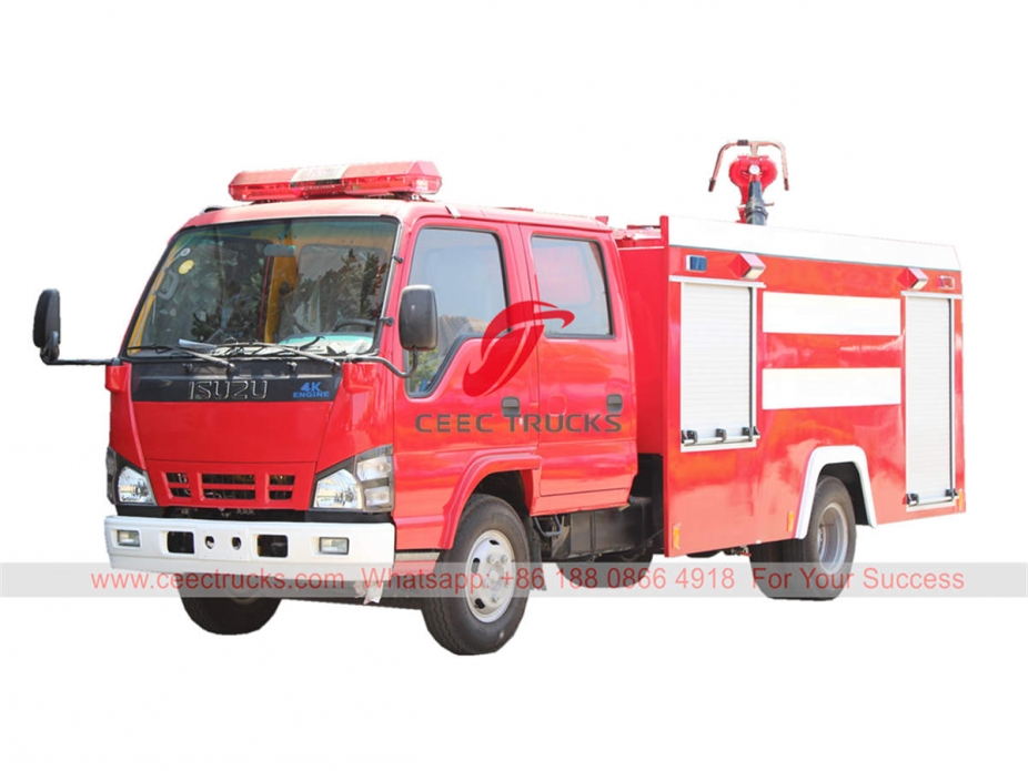 ISUZU 4×2 fire lorry