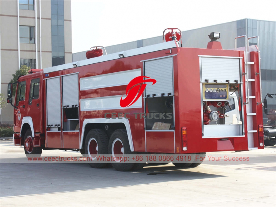 HOWO 10 wheeler fire engine