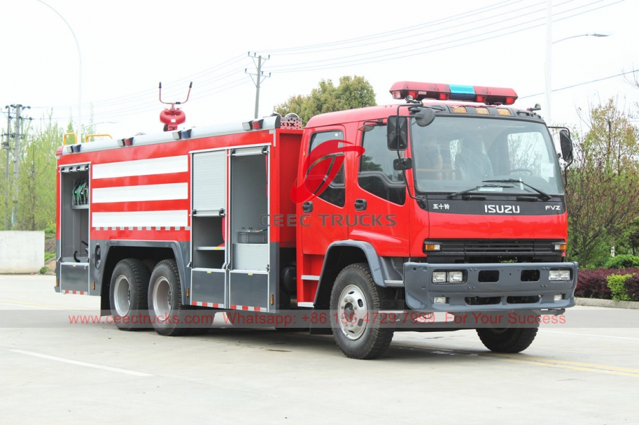 ISUZU FVZ water-foam fire truck