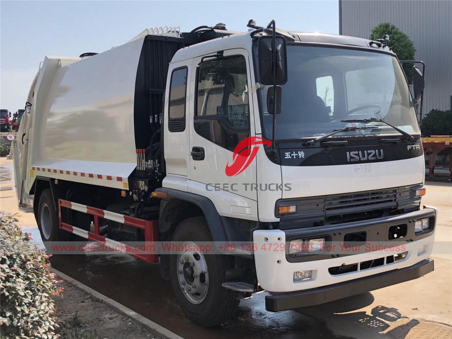 Camion ISUZU 12CBM per la compressione dei rifiuti