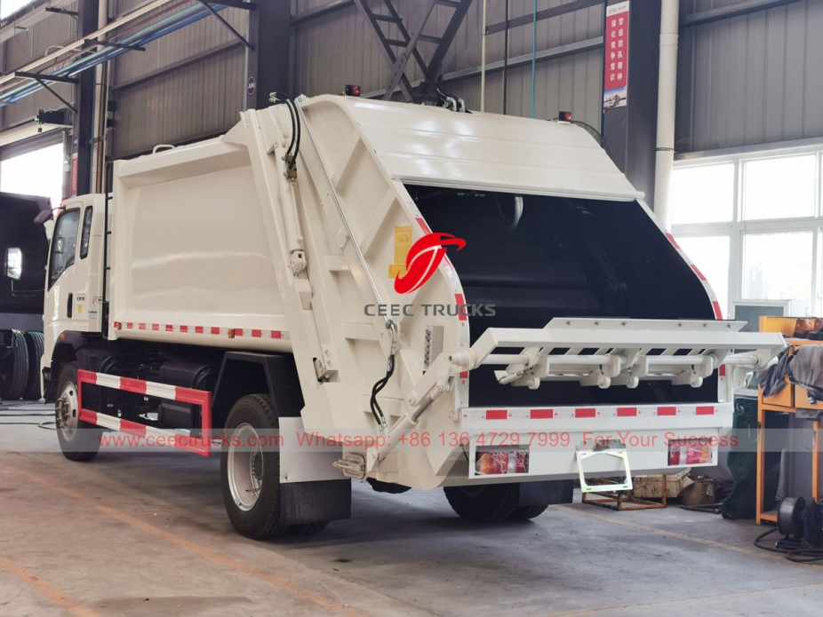 HOWO Rear loader bin truck for sale