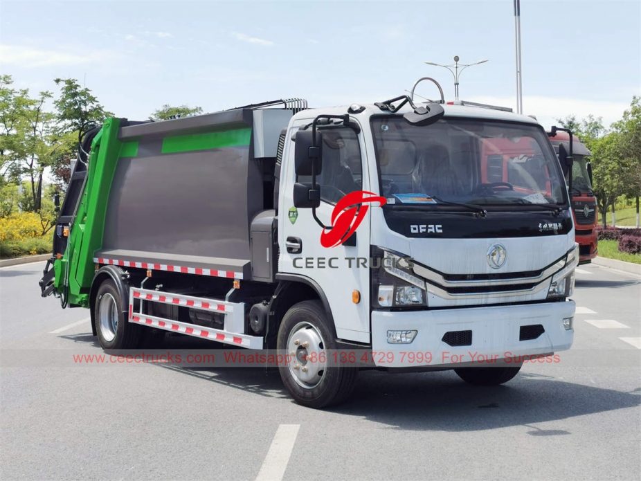 Dongfeng 6 wheels rear loader