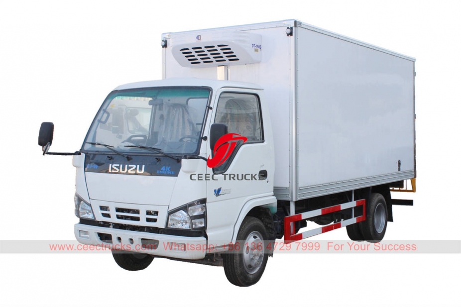 ISUZU NKR chiller lorry