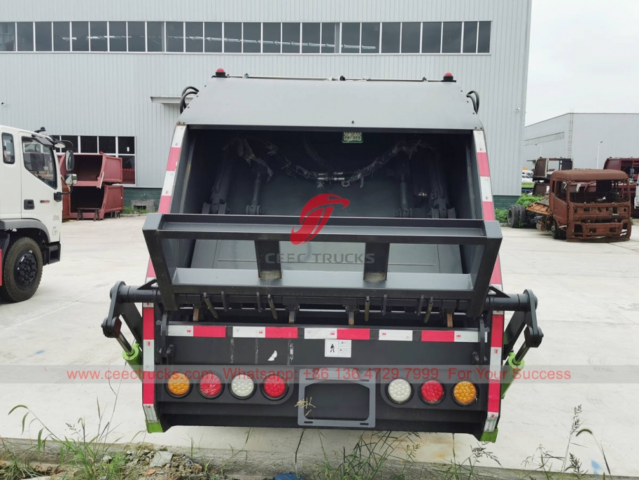 FOTON 12CBM refuse compactor truck export to Africa