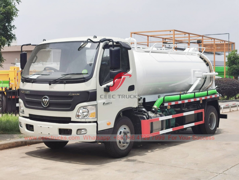 FOTON RHD vacuum suction truck