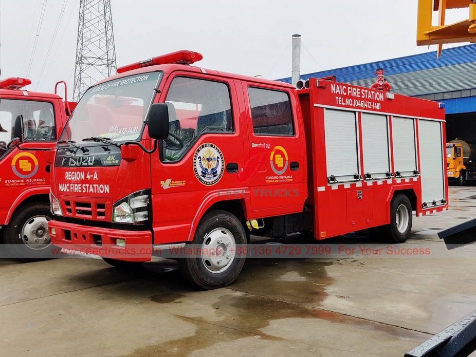 ISUZU 6 wheeler fire truck