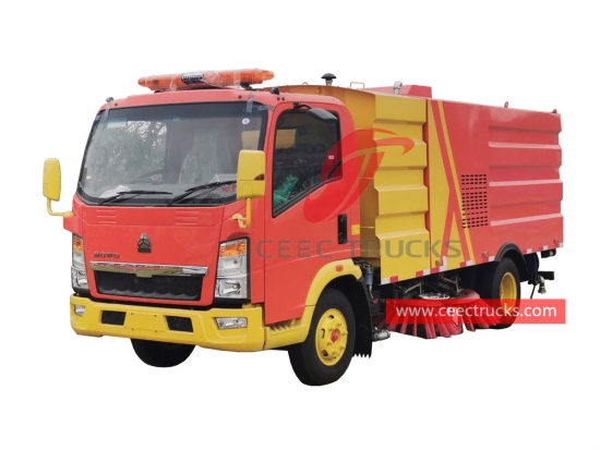 HOWO 5cbm road sweeper truck