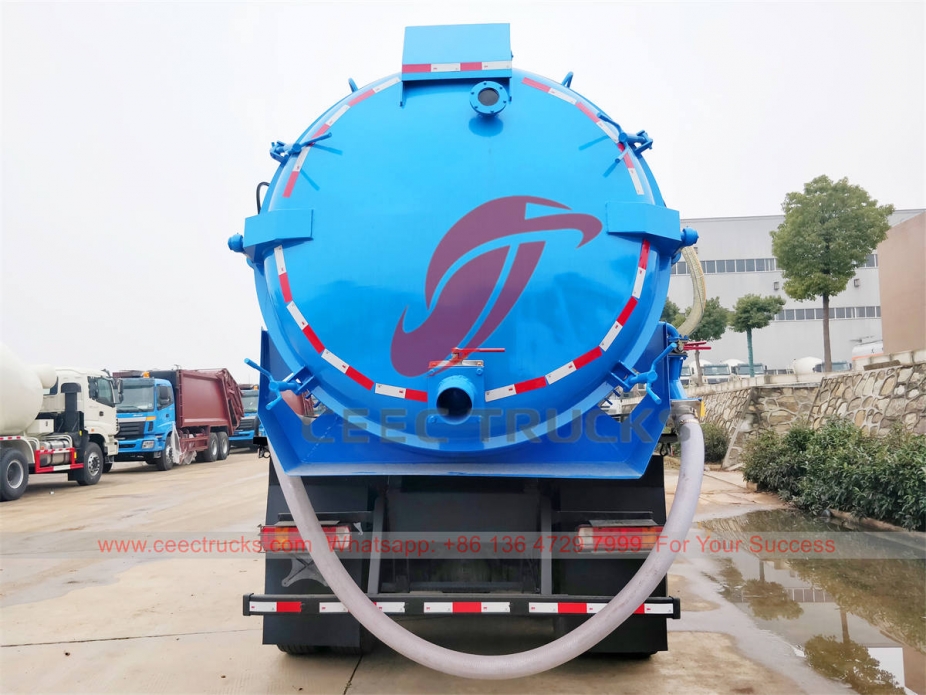 Brand new HOWO 10 wheeler vacuum sewage truck at best price