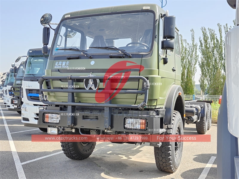 Beiben 6×6 military tractor unit at discount price