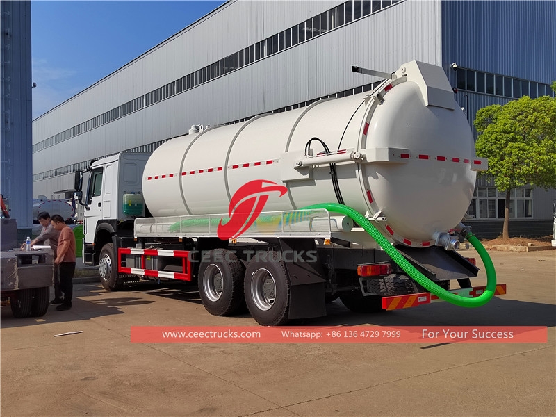 howo 20 cbm cesspit emptier supplier