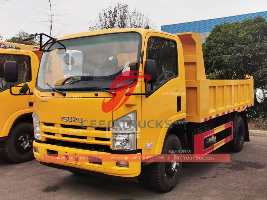 ISUZU 4×2 dump truck with 5 tons payload