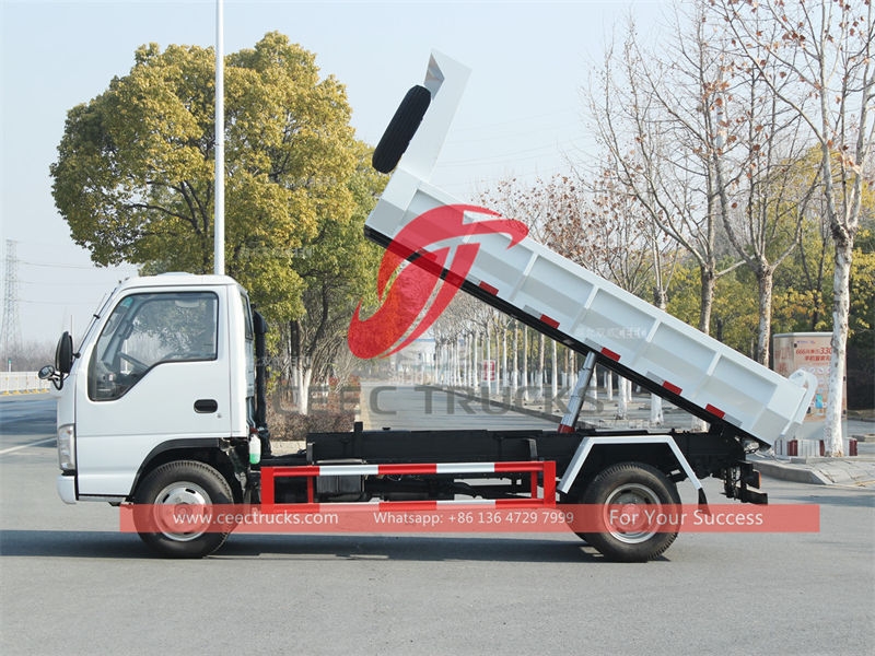 Best price ISUZU 4×2 small tipper truck