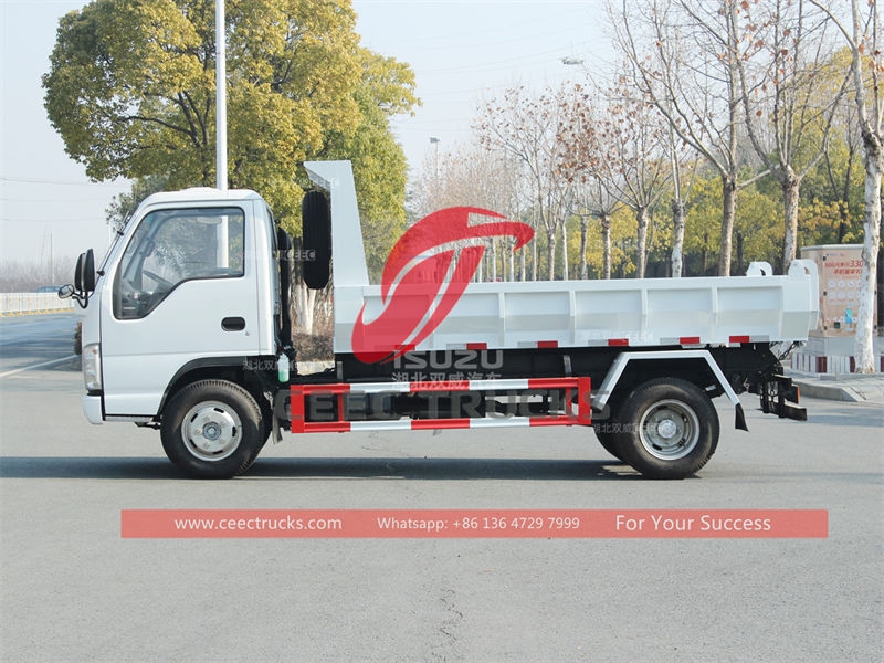 Best price ISUZU 4×2 small tipper truck