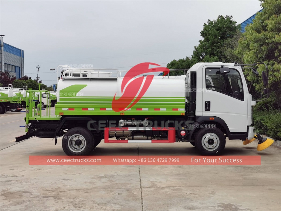 howo 5,000 liters water spray truck