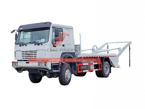 SINOTRUK 10CBM Skip Loader truck to Africa