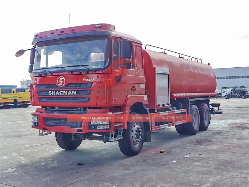 Shacman heavy duty fire fighting 12,000L truck with factory direct sale