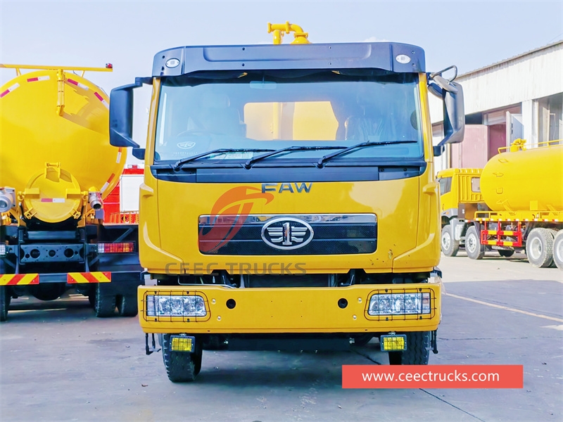 FAW RHD 8x4 Vacuum Sewage Suction Tanker Truck For sale