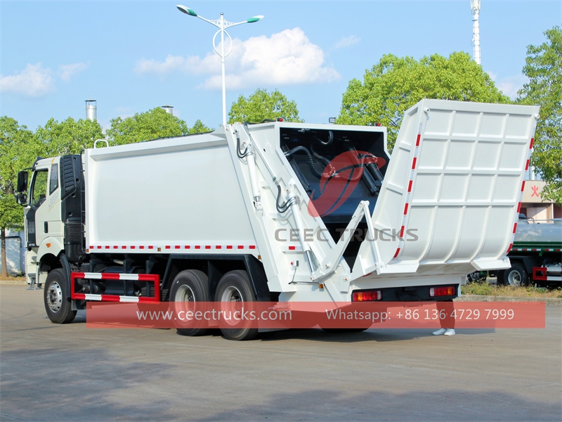 FAW 6x4 20CBM mobile refue compactor