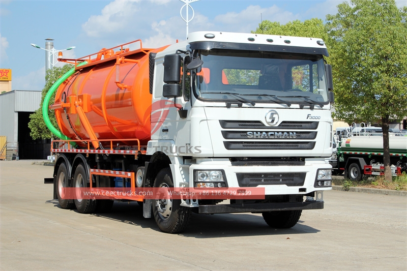 Shacman F3000 25m3 Vacuum Sewage Suction trucks with best price