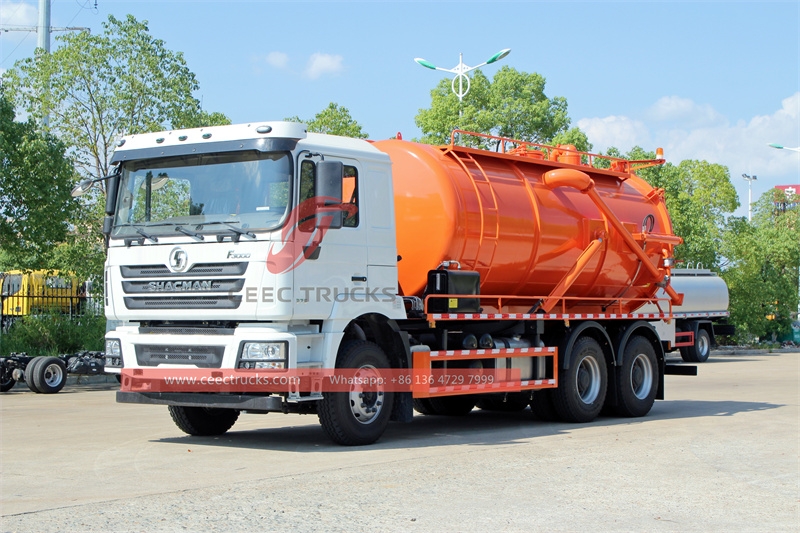 Shacman F3000 25m3 Vacuum Sewage Suction trucks with best price