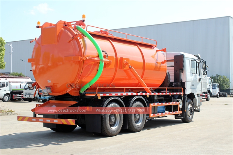 Shacman F3000 25m3 Vacuum Sewage Suction trucks with best price