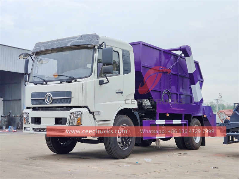 Dongfeng 8CBM roll off refuse truck