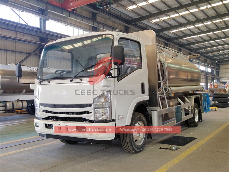 RHD ISUZU 190hp fuel transfer tanker truck made in China