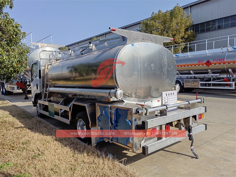 RHD ISUZU 190hp fuel transfer tanker truck made in China