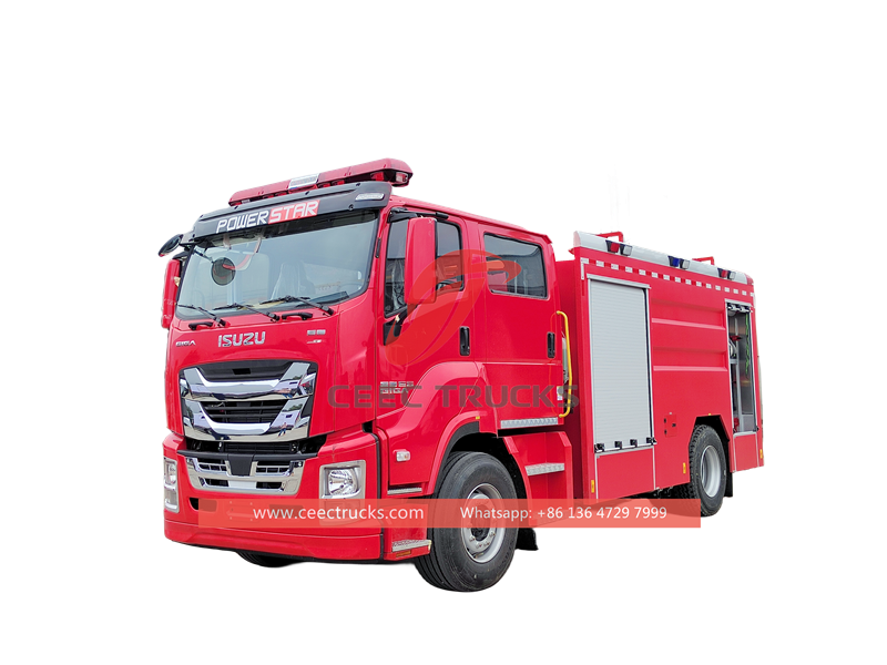 ISUZU GIGA 8,000L fire fighting truck with factory direct sale