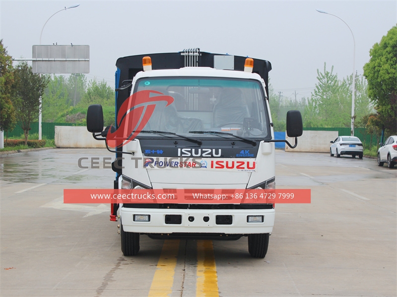 ISUZU NKR 6CBM Waste Compactor truck with factory direct sale