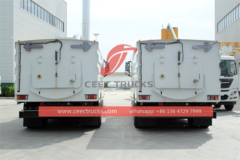 ISUZU FTR airport sweeper truck with factory direct sale