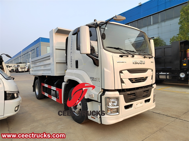 10~15Tons Giga Isuzu 6 wheeler dump truck