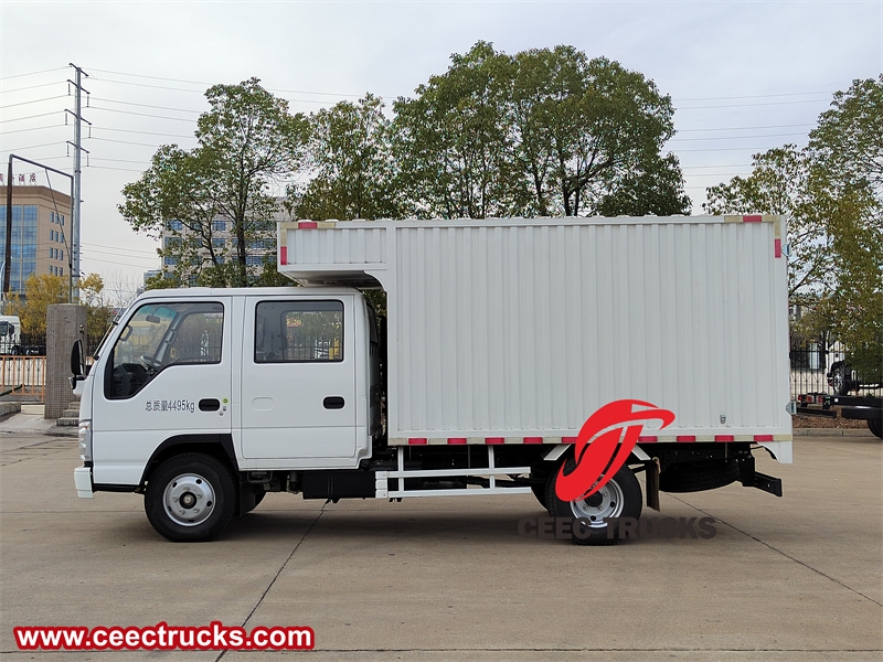 Isuzu 100P double row van truck