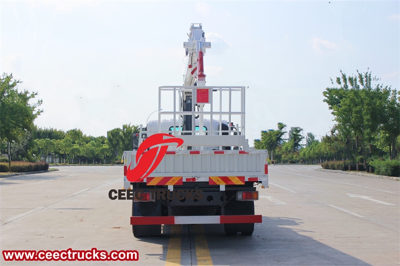 ISUZU 700P crane truck with aerial bucket made in China best factory