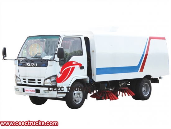 ISUZU 5 CBM road sweeper truck with factory direct sale