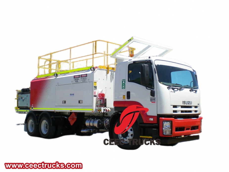 Japan Isuzu Lubrication Service Trucks