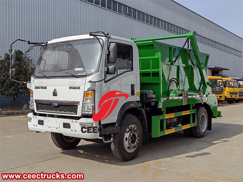 HOWO 8CBM RHD skip loader with factory direct sale